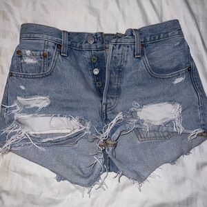 Levi’s 501 Very Distressed Shorts